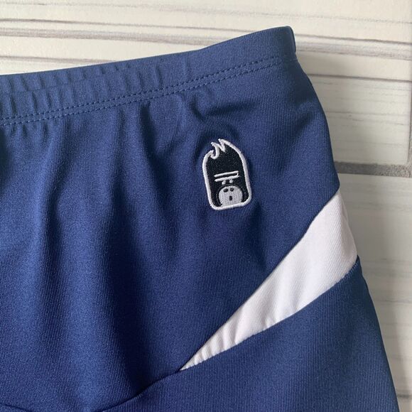 DUC Sports Women's Compete Tennis Skirt Skort Size L Blue White Athleisure - Picture 4 of 10